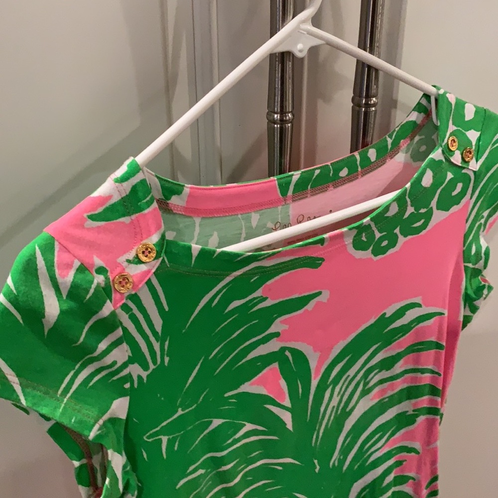 Lilly Pulitzer Loren Pout Flamenco Pineapple dress - Picture 2 of 2